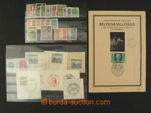 82627 - 1939-1944 ČSR I, SLOVENSKO sestava obsahující malé plat