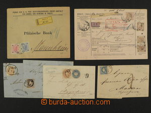 83192 - 1860-02 AUSTRIA - TRIESTE partie 6ks celistvostí odeslaný