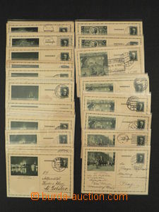 83215 - 1932-33 ČSR I. partie 39ks obrazových dopisnic CDV48, rů