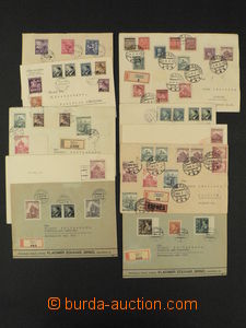 83431 - 1939-44 ČaM partie 10ks dopisů z toho 8x rekomando, různ