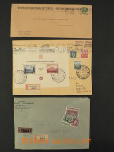 83488 - 1926-1937 ČSR I. sestava 3ks celistvostí, 1x R+Ex-dopis