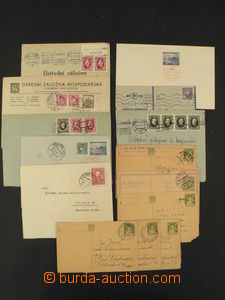 84048 - 1913-39 ČSR I., SLOVENSKO, R-U sestava 14ks celistvostí,
