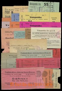 84167 - 1928-80 ADMISSION TICKETS collection of ca. 30 pcs of vario