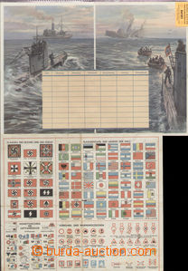 84181 - 1943? ROZVRH HODIN propaganda - fascism, 2 pcs of, 1x unfil