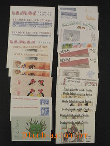 84651 - 1997-2005 ČESKO / ZNÁMKOVÉ SEŠITKY sestava 51ks známko