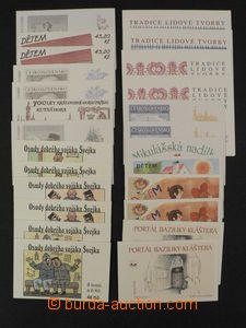 84652 - 1997-2005 ČESKO / ZNÁMKOVÉ SEŠITKY sestava 51ks známko