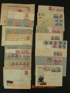 84716 - 1940-41 ČaM sestava 20ks celistvostí, z toho 14ks jako R,