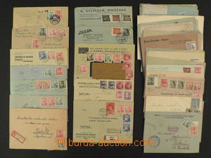 84720 - 1945-47 ČSR II. / PROVIZORIA 1945-47, sestava 50ks R-dopis