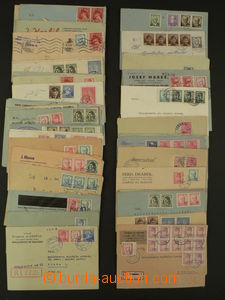 84722 - 1945-47 ČSR II. / PROVIZORIA 1945-47 sestava 44ks celistvo