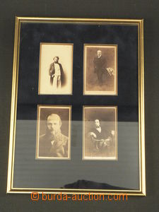 84751 - 1870 PERSONALITIES / comp. 4 pcs of cabinet photos, DICKENS,