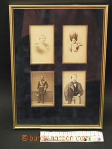 84752 - 1870 PERSONALITIES / comp. 4 pcs of cabinet photos, NAPOLEON