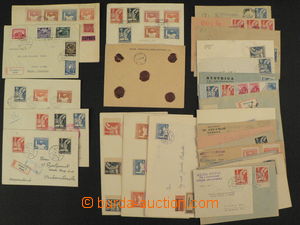 84870 - 1945 ČSR II. / Košické vydání a provizoria, sestava 30k