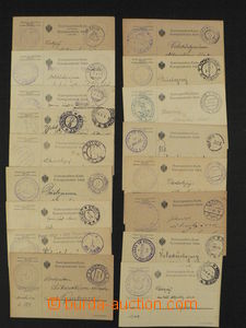 84887 - 1910-1930 AUSTRIA, ČSR I. partie 51ks služebních lístk