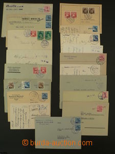 85084 - 1945-46 ČSR II. / PROVIZORIA 1945-46 sestava 20ks celistvo