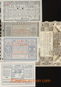 85200 - 1911-13 RAKOUSKO-UHERSKO  sestava 5ks losů z českého úze