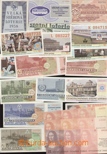 85205 - 1958-88 ČSR II.  sestava 20ks losů, dobrý stav