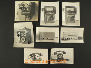 85378 - 1930? TELEFONY comp. 13 pcs of photos, telephone appliances