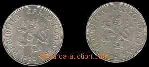 85380 - 1930-1932 ČSR I.  10Kč, 1930, 1932, Ag, obě 0/0, kat. 750