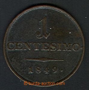85422 - 1849 AUSTRIA  1 Cent Milano Cu 1/1