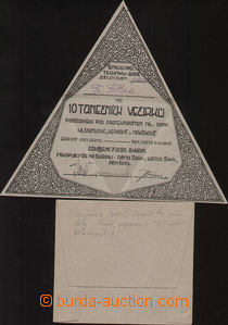 85608 - 1920 ball invitation-card on/for school ball, Brno, signed P