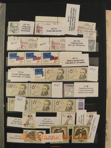86147 - 1993-2000 ČESKO sestava zn. s DV, pečlivě popsáno, ulo