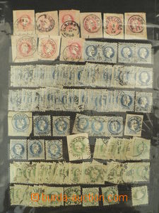 86159 - 1867 AUSTRIA / VI. emise, sestava 270ks zn. volně a na výs