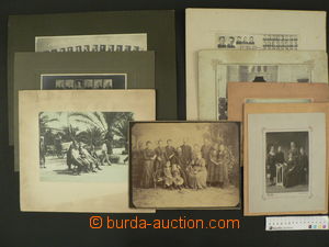 86386 - 1912-36 comp. 9 pcs of contemporary cabinet photos, large fo