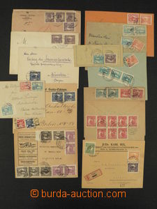 86488 - 1919-21 ČSR I. / HRADČANY sestava 50ks celistvostí s rů