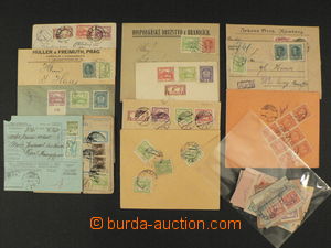 86515 - 1918-19 ČSR I. / SOUBĚŽNÉ FRANKATURY sestava obsahuje 3