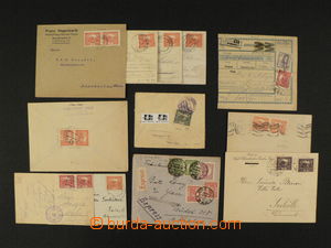 86519 - 1919-20 ČSR I. / HRADČANY sestava 13ks různých celistvo