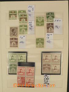 86687 - 1933-38 DENMARK interesting selection of joined printings a