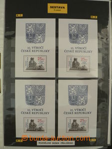 86702 - 2003 ČESKO Pof.A346, 10. výročí, sestava 8ks aršíků,