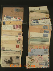 86788 - 1860-1950 FRANCE sestava 56ks celistvostí, dopisy a pohled