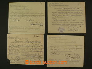 87127 - 1905-10 AUSTRIA zpáteční lístek, sestava 17ks formulá