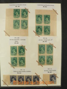 87311 - 1945 ČSR II. rozpracovaná sbírka různých vad u známek