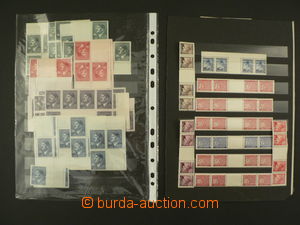 87876 - 1939-45 ČaM sestava známek, bloky, varianty kupónů, mez