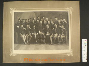 87987 - 1905 MILITARIA group Austrian officers, format 38x27cm, und