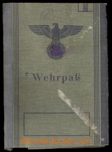 88029 - 1943 vojenská knížka vydaná v České Lípě v roce 1943