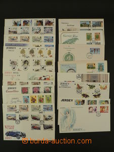 88215 - 1975-97 JERSEY/ GUERNSEY/ ISLE OF MAN sestava 20ks FDC s r