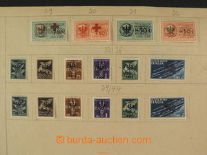 88540 - 1941-44 GERMANY / LAIBACH sestava známek na volných albov