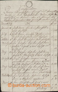 88609 - 1807 AUSTRIA comp. 4 pcs of documents with revenues of issu