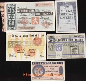 88673 - 1943-59 BOHEMIA-MORAVIA, CZECHOSLOVAKIA 1945-92 comp. 5 pcs