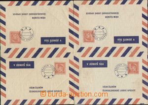 89708 - 1954 FLYER 2x shozový flyer Czechoslovak popular oposice, f