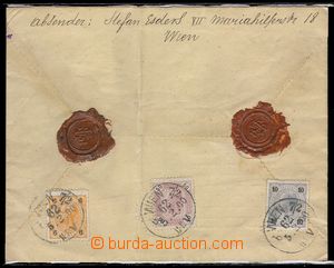 89720 - 1900 peněžní dopis, německá mutace, vzadu smíšená fr