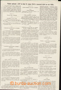 89832 - 1942 GOVERNMENT DECREE No. 287 from 13.8.1942 about/by labo