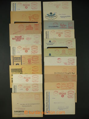 89901 - 1928-44 FRANKOTYPY / NĚMECKO partie 20ks obálek s otisky