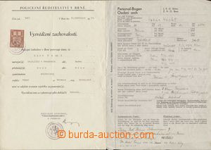 89965 - 1939-47 JUDAICA comp. of 6 pieces paper/-s one Jewish citiz