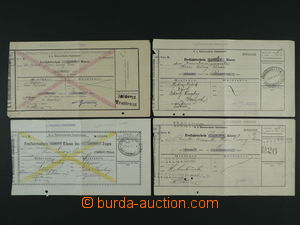 90278 - 1910-17 TRANSPORT / RAILWAYS comp. 4 pcs of unbound tickets
