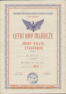 90606 - 1940 POLITICAL PROPAGANDA diploma Committee for education o