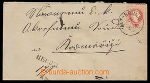 91148 - 1880 R dopis vyfrankovaný známkami Mi.37 vpředu a Mi.38 v